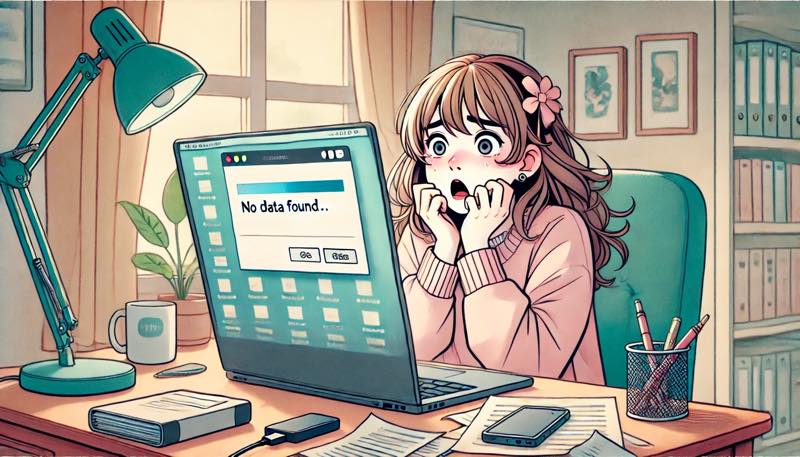 パソコン	データ	消えた	復旧
パソコン	SSD	認識しない	
パソコン	外付けHDD	認識しない