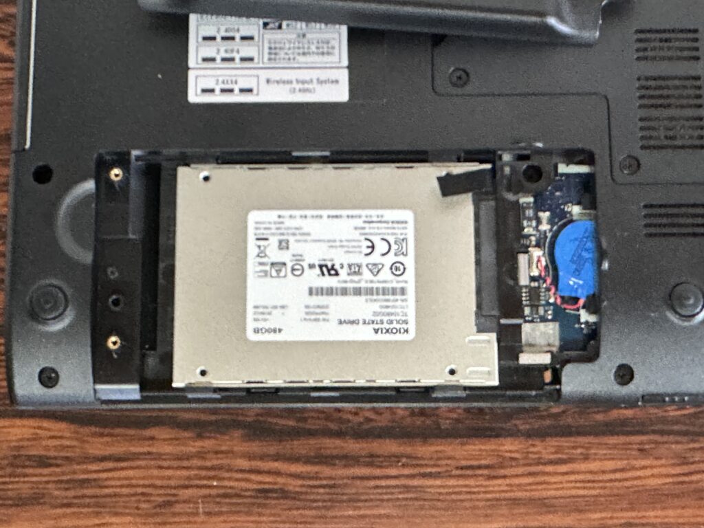 SSDに交換しました