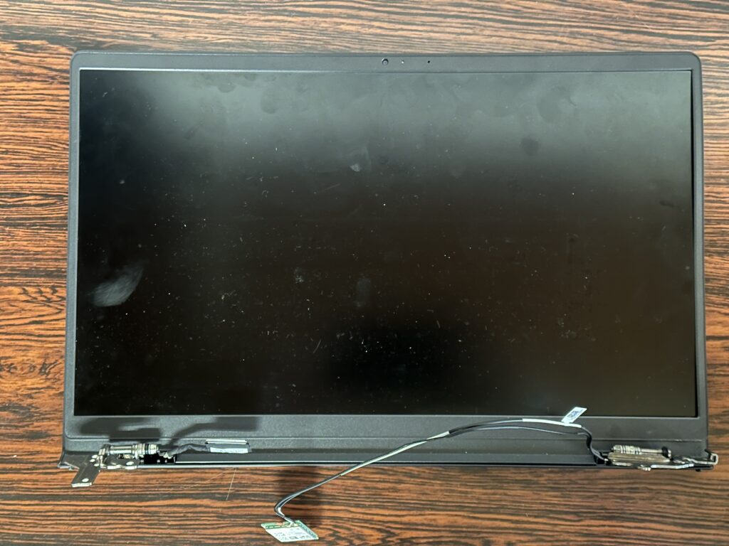 取り外した液晶ユニット