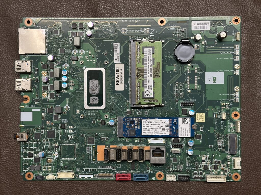 PC-DA500MAB 取り外したマザーボード