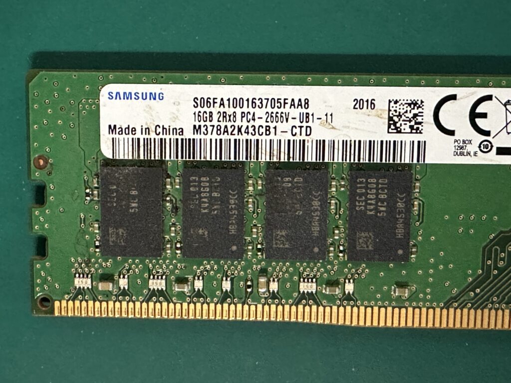 raytrek LZ P2 故障しているメモリ