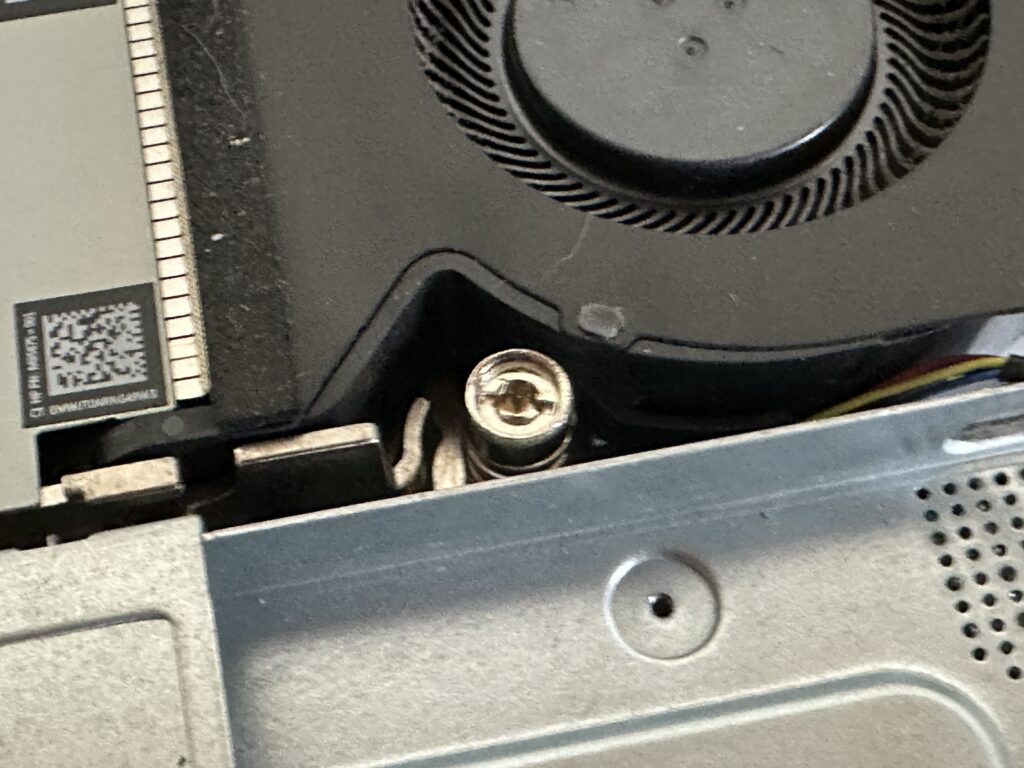 Elite mini 800 G9 トルクスネジが使用されている所