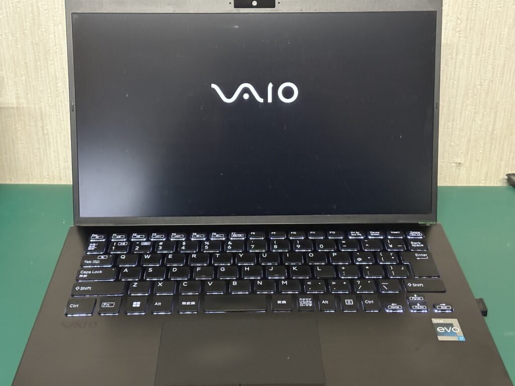 SX14 VJS1461 交換後、バッテリーのみで動作している様子。