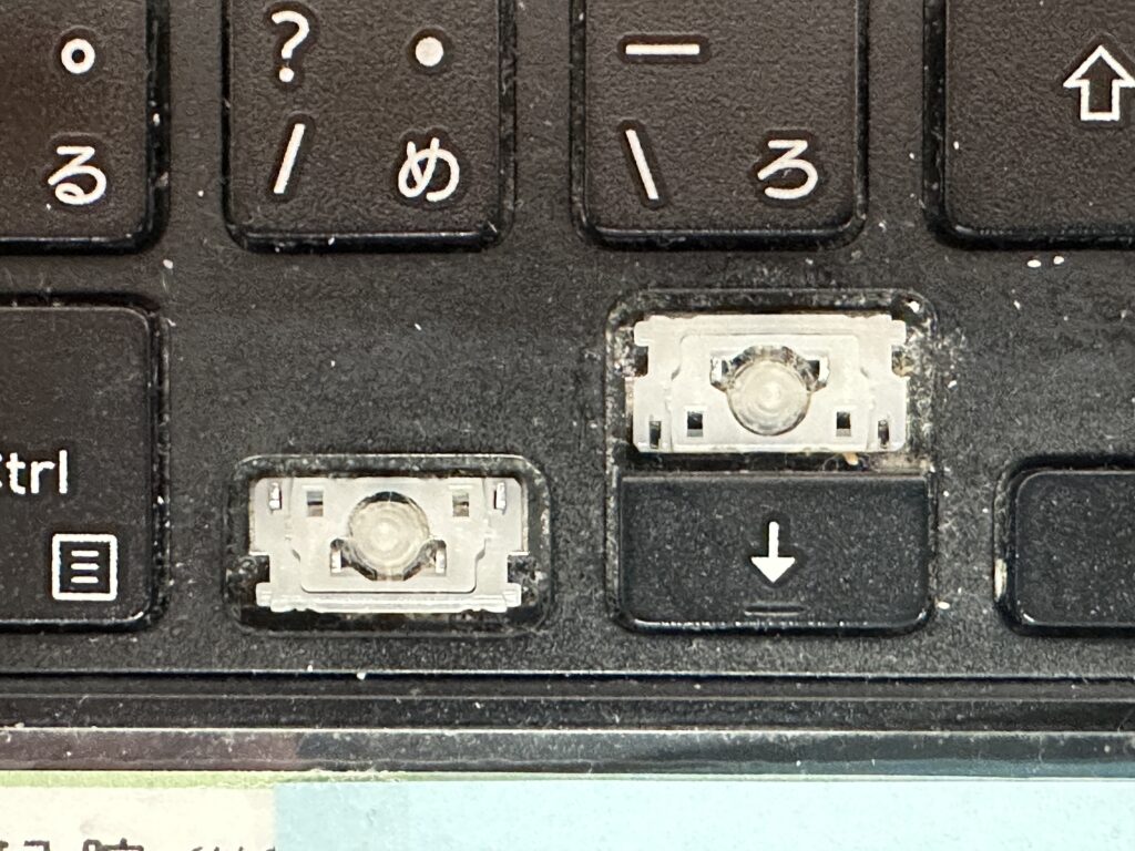 Latitude 3560 キーボードの左が効かない